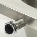 Flange detail - Sluice - WJ Kenyon Autopsy Mortuary Equipment