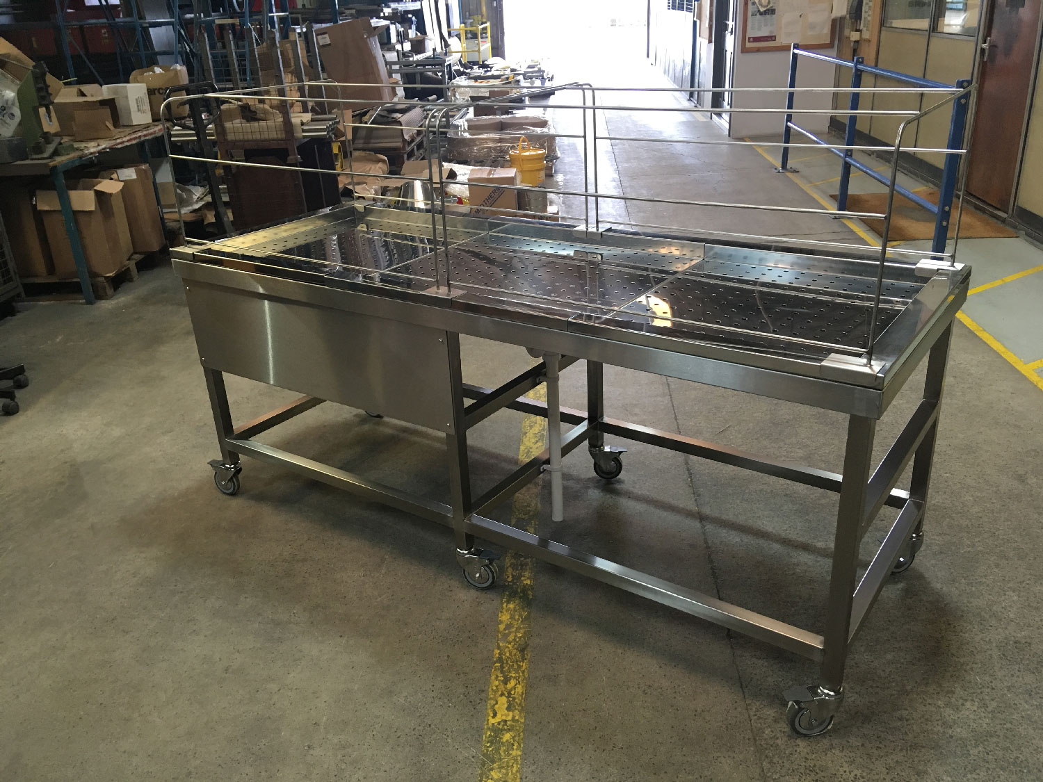 Burnley Mosque project 800mm Ghusal TableBurnley Mosque project 800mm Ghusal Table