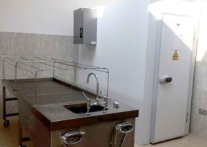 Ghusal Room, Ghusal Table, Islaic Washing room, Islamic Mortuary