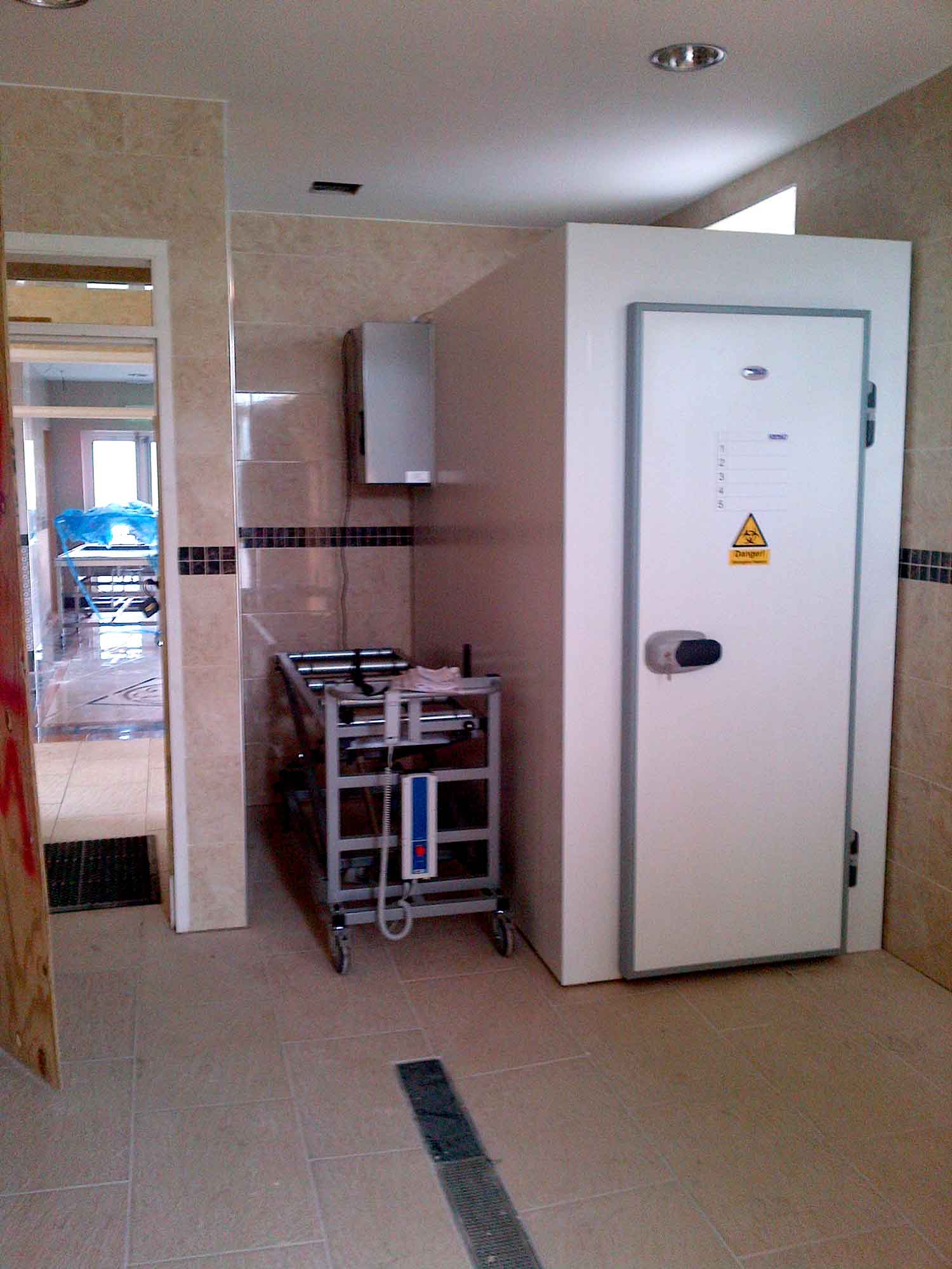 Oldham Mosque Ghusl equipment body chamber